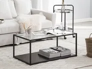 Couchtisch MEDORA Glas Schwarz_744219
