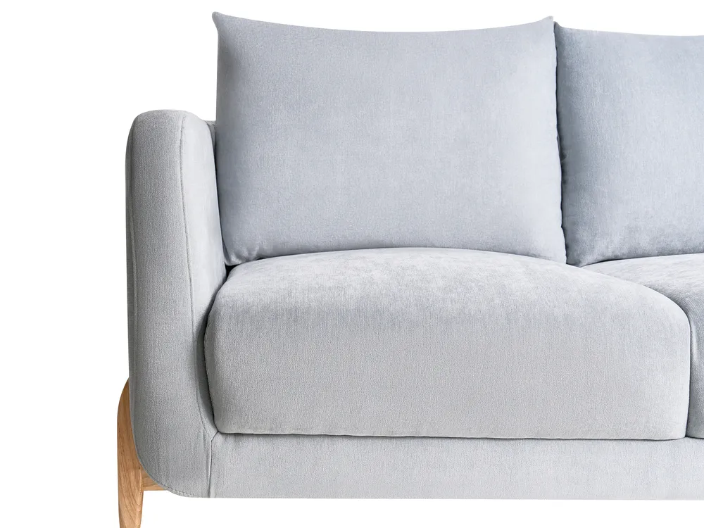 Sofa 2-Sitzer GIMO Chenillegewebe Hellblau_1036361