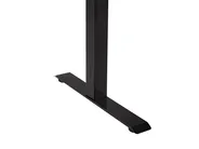 Schreibtisch manuell höhenverstellbar DESTINES 160 cm 72 cm Weiß / Schwarz_898941