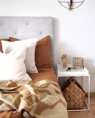 Kuscheldecke BANGRE 130 x 170 cm Orange_853787
