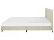 Bett mit Lattenrost Stoff ALBI 180 x 200 cm Beige_728030