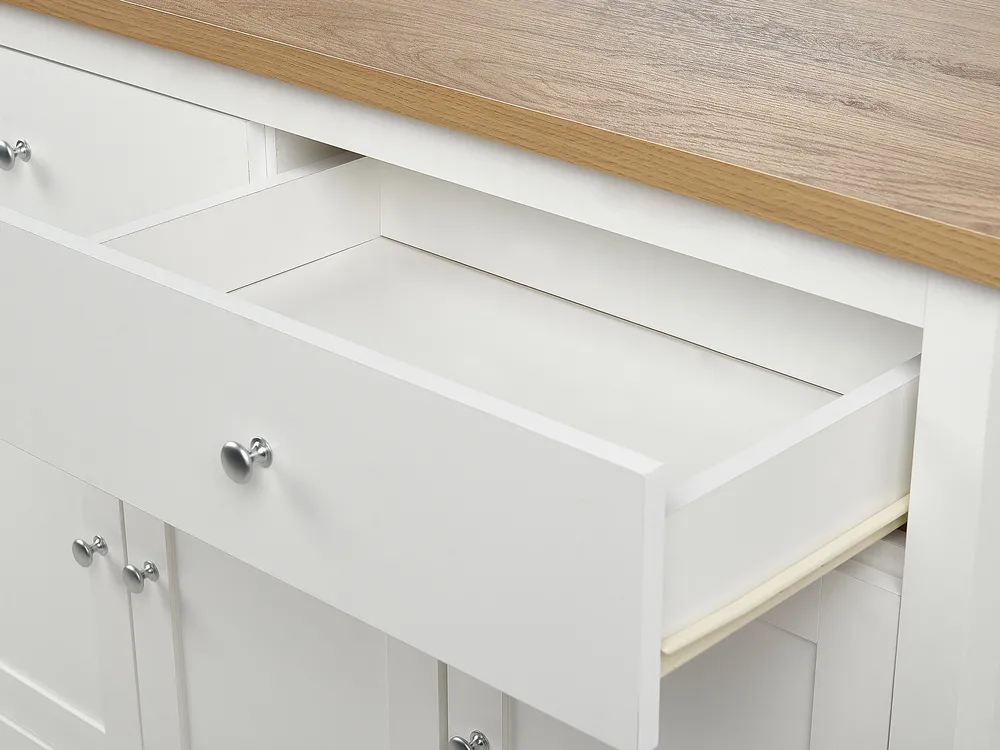 Sideboard mit 3 Türen ATOCA Cremeweiß_910324