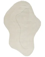 Vloerkleed NEVANA Gebroken wit 160 x 230 cm Wol_1131601