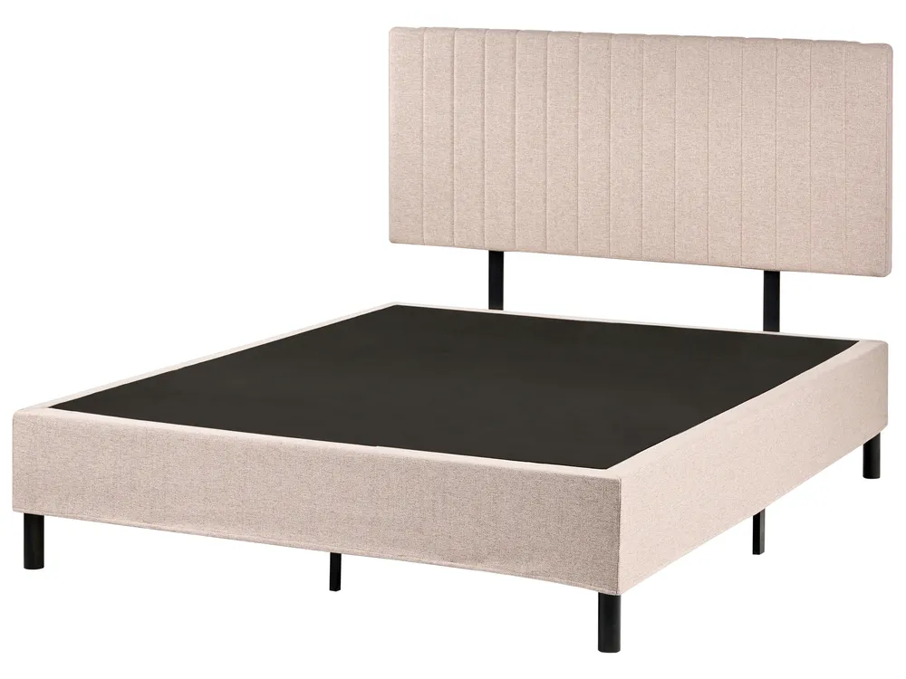 Divan Bed Fabric COUNTESS 140 x 200 cm (EU Double) Beige_1054258