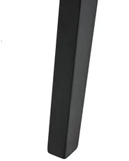 Set of 2 Dining Chairs GORRE Wood Black_1031571