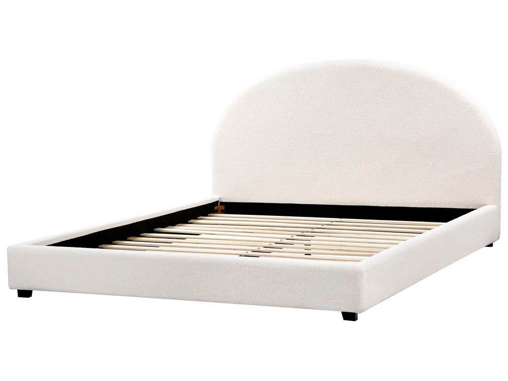 Bed Boucle VAUCLUSE 180 x 200 cm (EU Super King) Off-White_977174