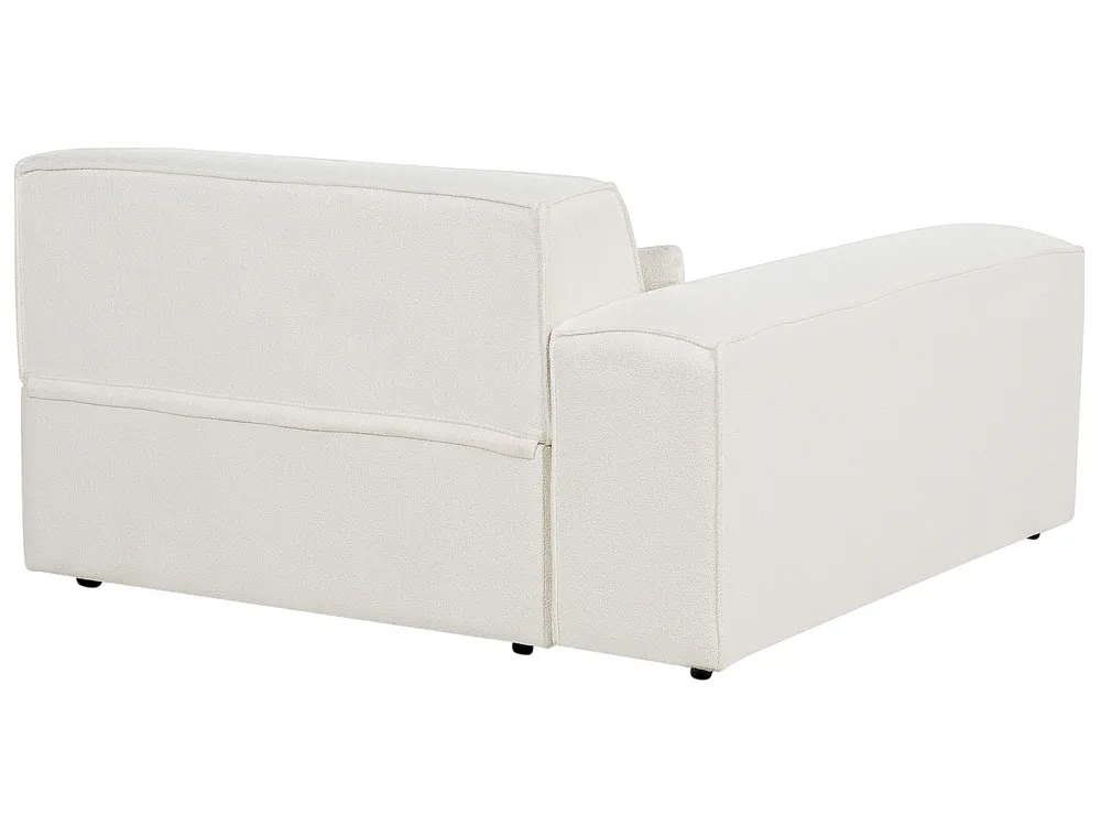 Modul Ecksofa 3-Sitzer HELLNAR Bouclé Cremeweiß linksseitig_911378