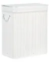 Wäschekorb KALTHOTA Bambus Weiß 100 L