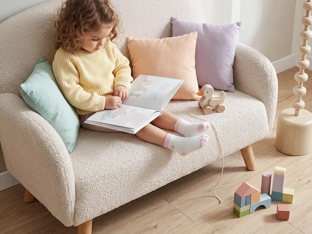 Kids Sofa OTTAL Boucle Beige_1124145