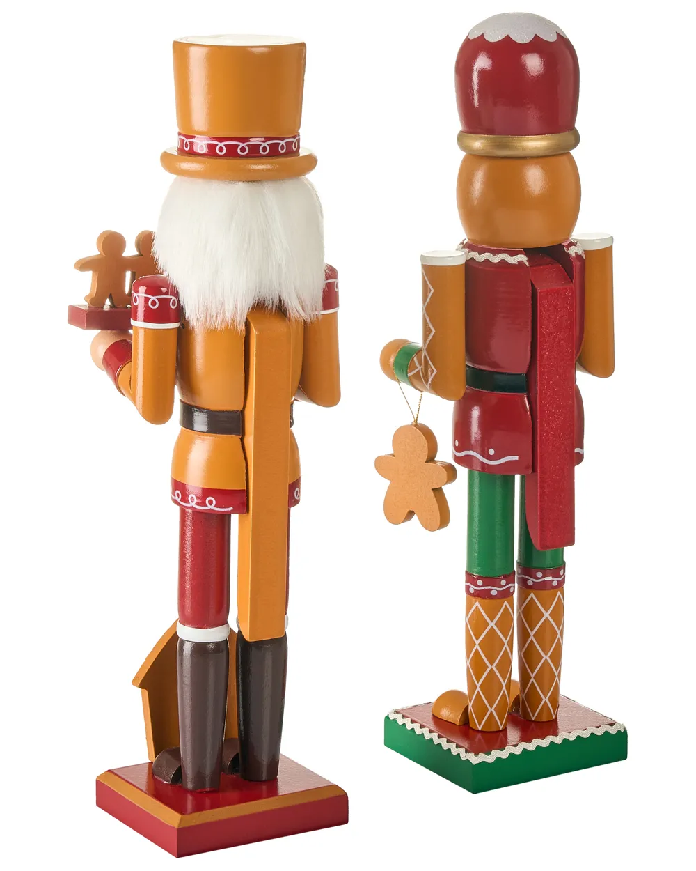 Dekofiguren 2er Set GRANSJON 35 cm Nussknacker Orange_1027179