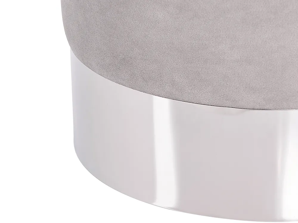 Pouffe BRIGITTE Velvet Grey_1186011