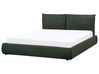 Wasserbett Stoff VINAY 160 x 200 cm Dunkelgrün