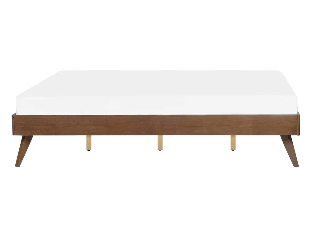 Bett ohne Kopfteil BERRIC 140 x 200 cm Dunkle Esche_873734