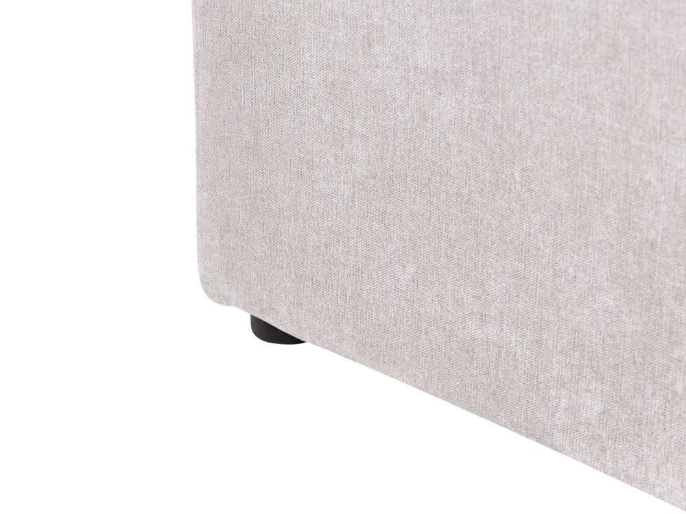 Ottoman Bed CHALLANS Chenille Taupe 180 x 200 cm (EU Super King)_1023096