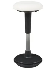 Wobble Stool ESTELL Faux Leather White_1007039