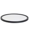 LED Deckenlampe VELORA mit Fernbedienung mit Dimmer Schwarz