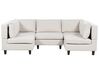 U-förmiges Modulsofa 5-Sitzer UNSTAD Stoff Hellbeige