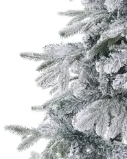 Künstlicher Weihnachtsbaum mit Schnee TOMICHI 210 cm Weiß_782995