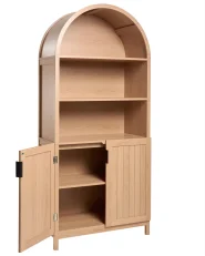 Shelving Unit COOLAH 180 cm Light Brown_1076314