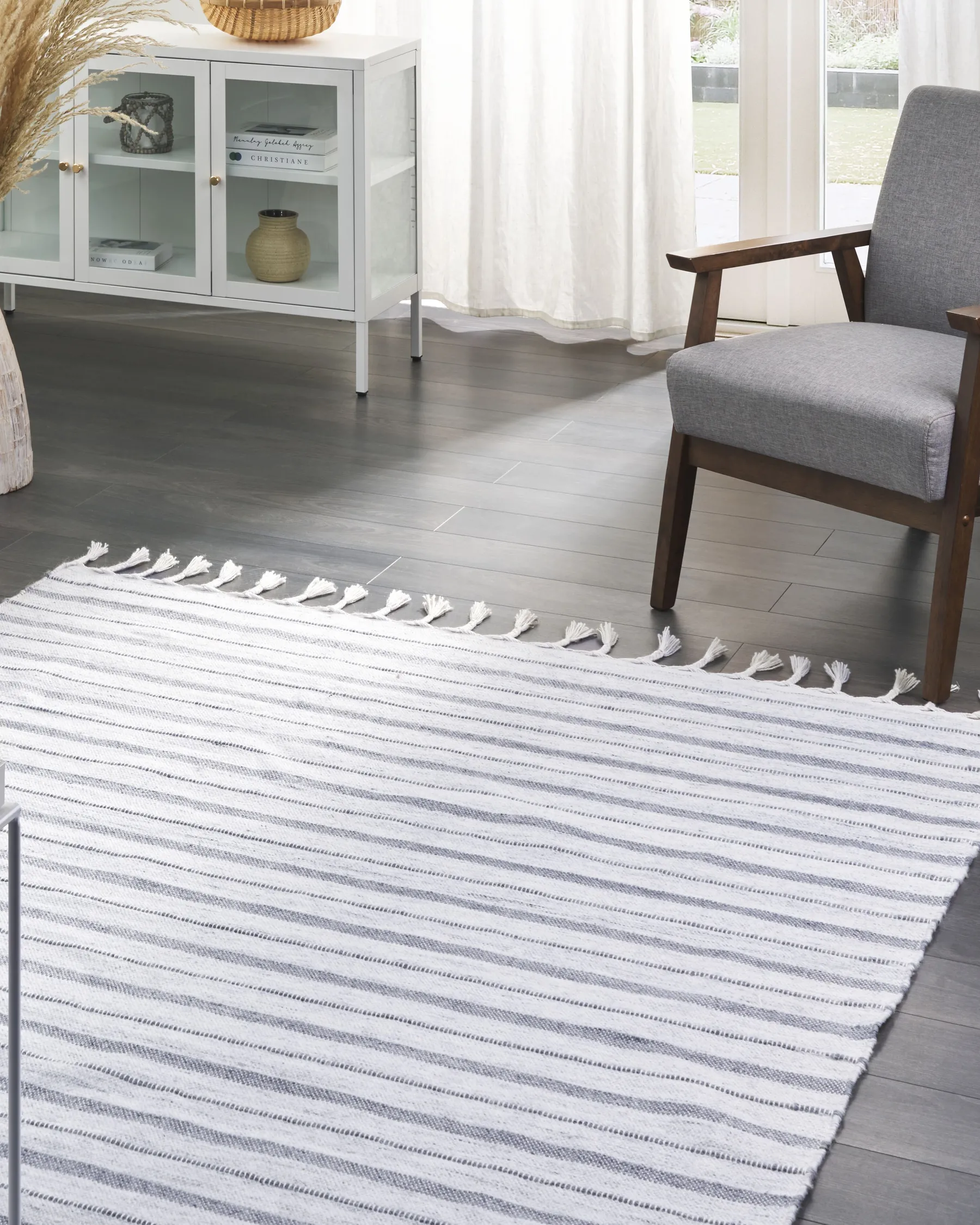 Rug BADEMLI Off-White 140 x 200 cm_846518