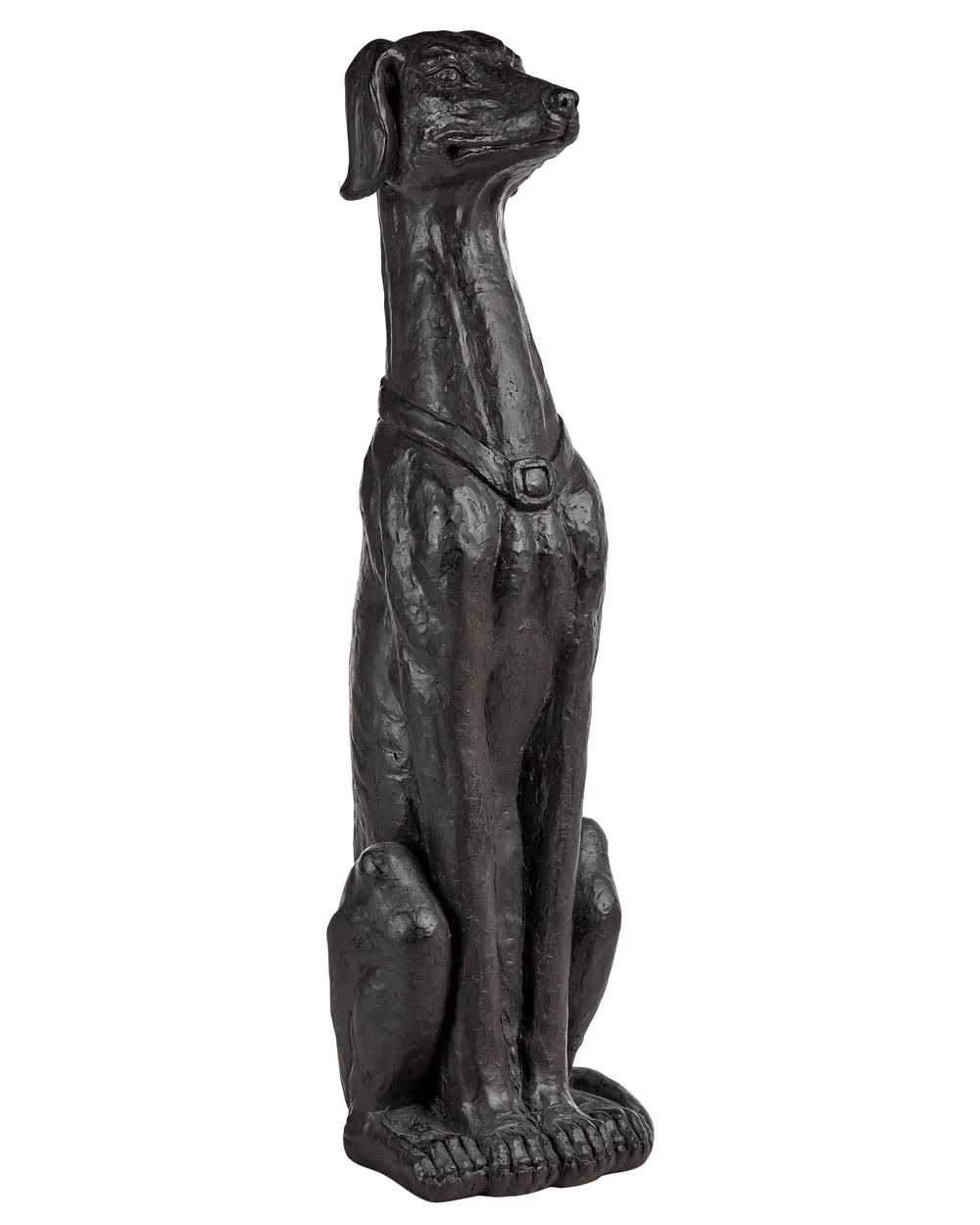 Garden Statue CHART Dog Graphite Grey