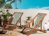 Ersatzstoff für Sonnenliege 2er Set ANZIO/AVELLINO 113 x 44 cm Grün
