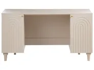 Home Office Desk ARVANI 140 cm 50 cm Light Beige_1092254