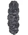Kunstfellteppich MAMUNGARI Dunkelgrau 60 x 180 cm