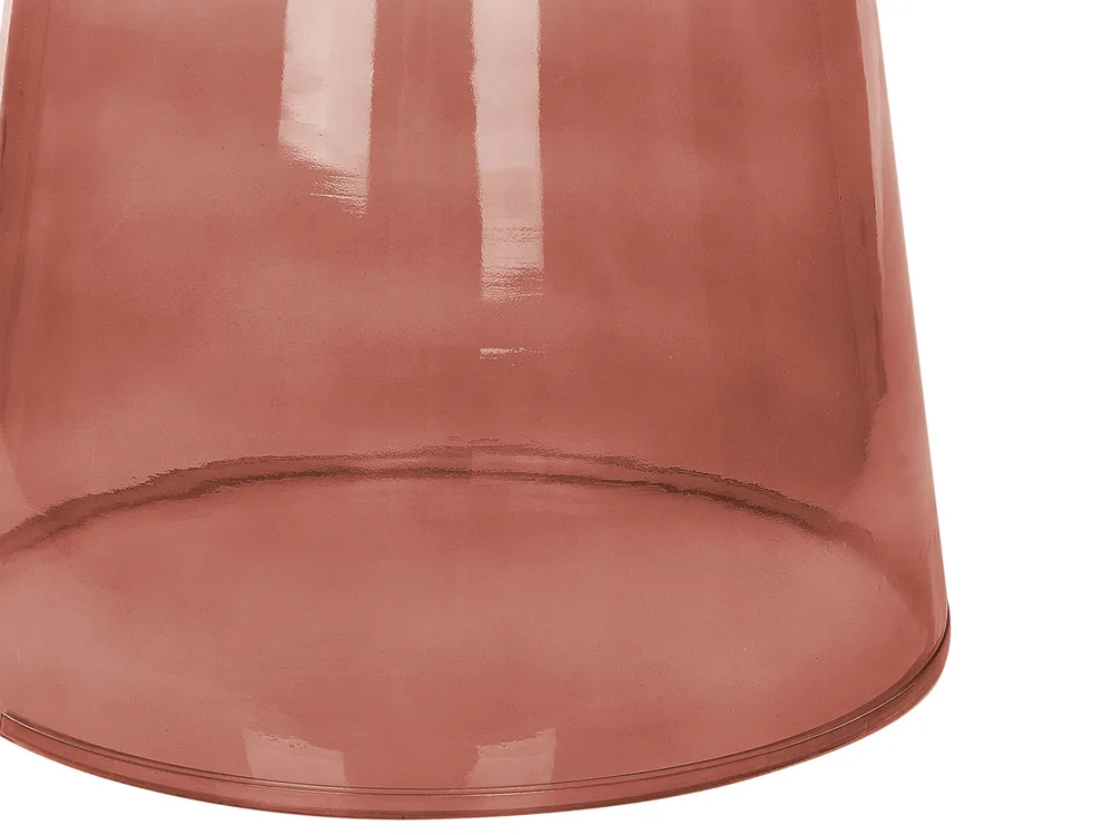Side Table CALDERA Glass Red_883018