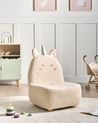 Kindersessel Einhorn LULEA Bouclé Hellbeige