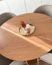Dining Table SHEHO Light Brown 120 cm 120 cm_1188092