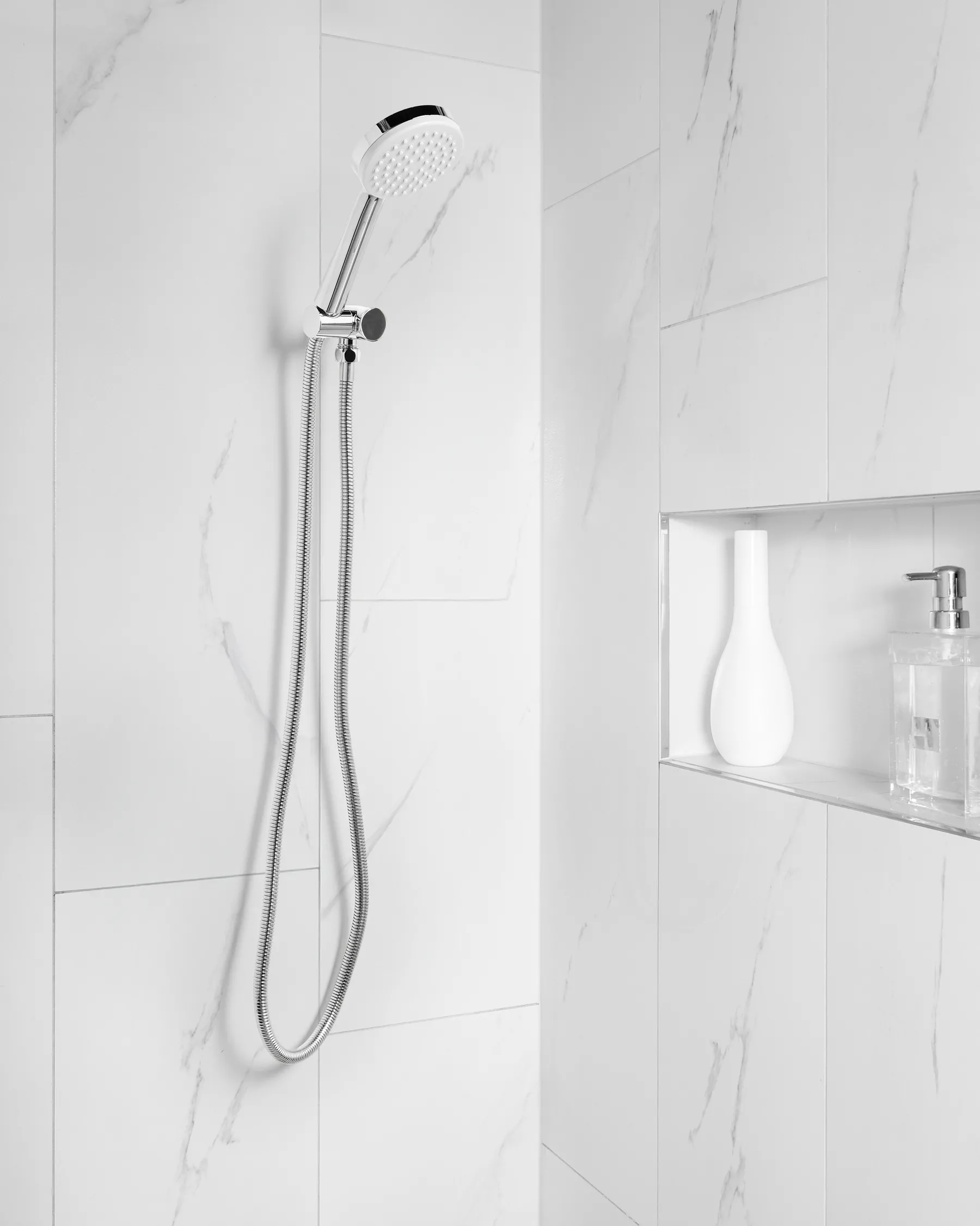 Shower Head and Hose Kit AYPATE Silver_988947
