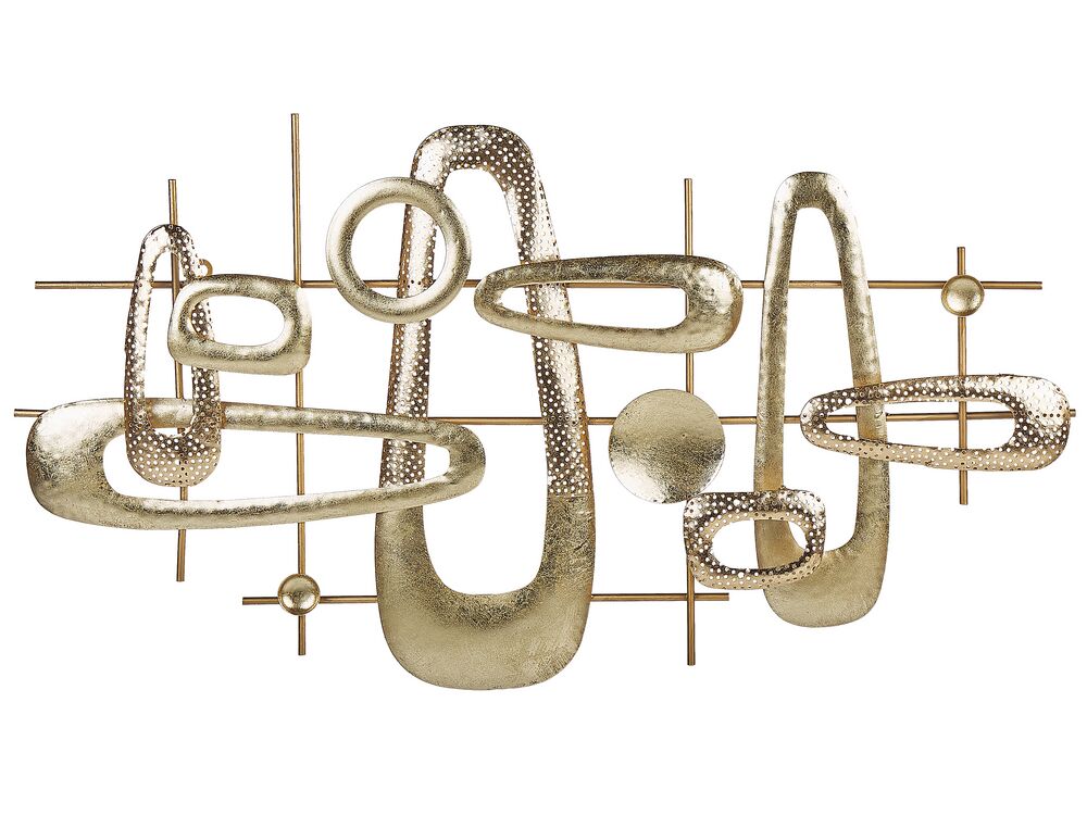 Wanddecoratie MANGANESE Metaal 50 cm Goud