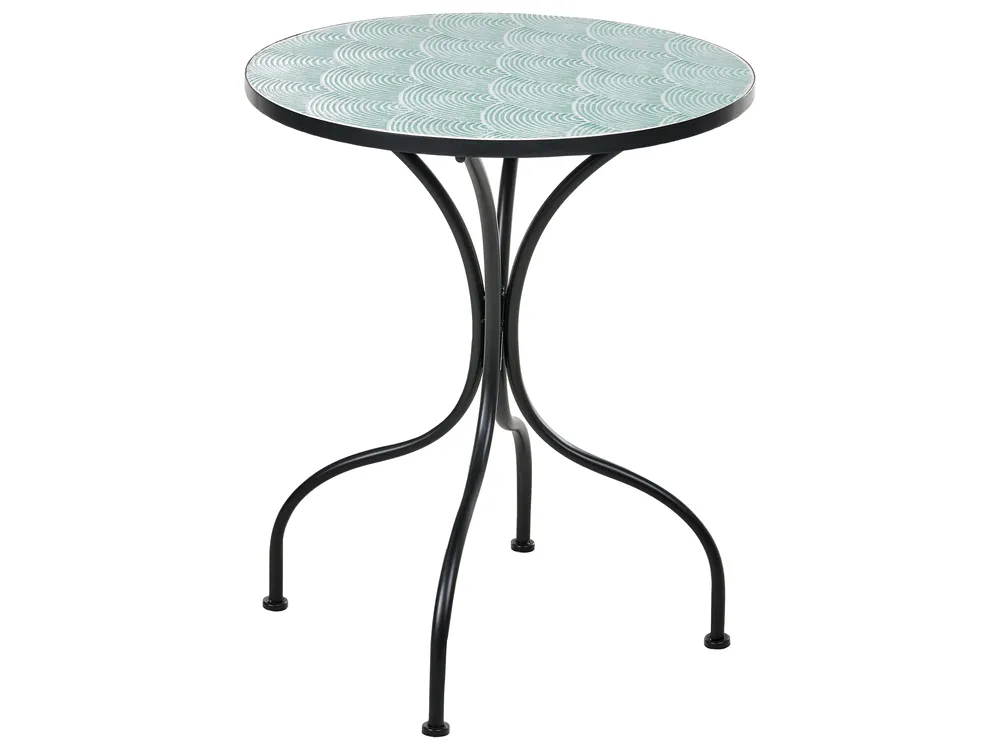 Outdoor Bistrotisch ANAPO 60 cm 60 cm Metall Schwarz_1021753