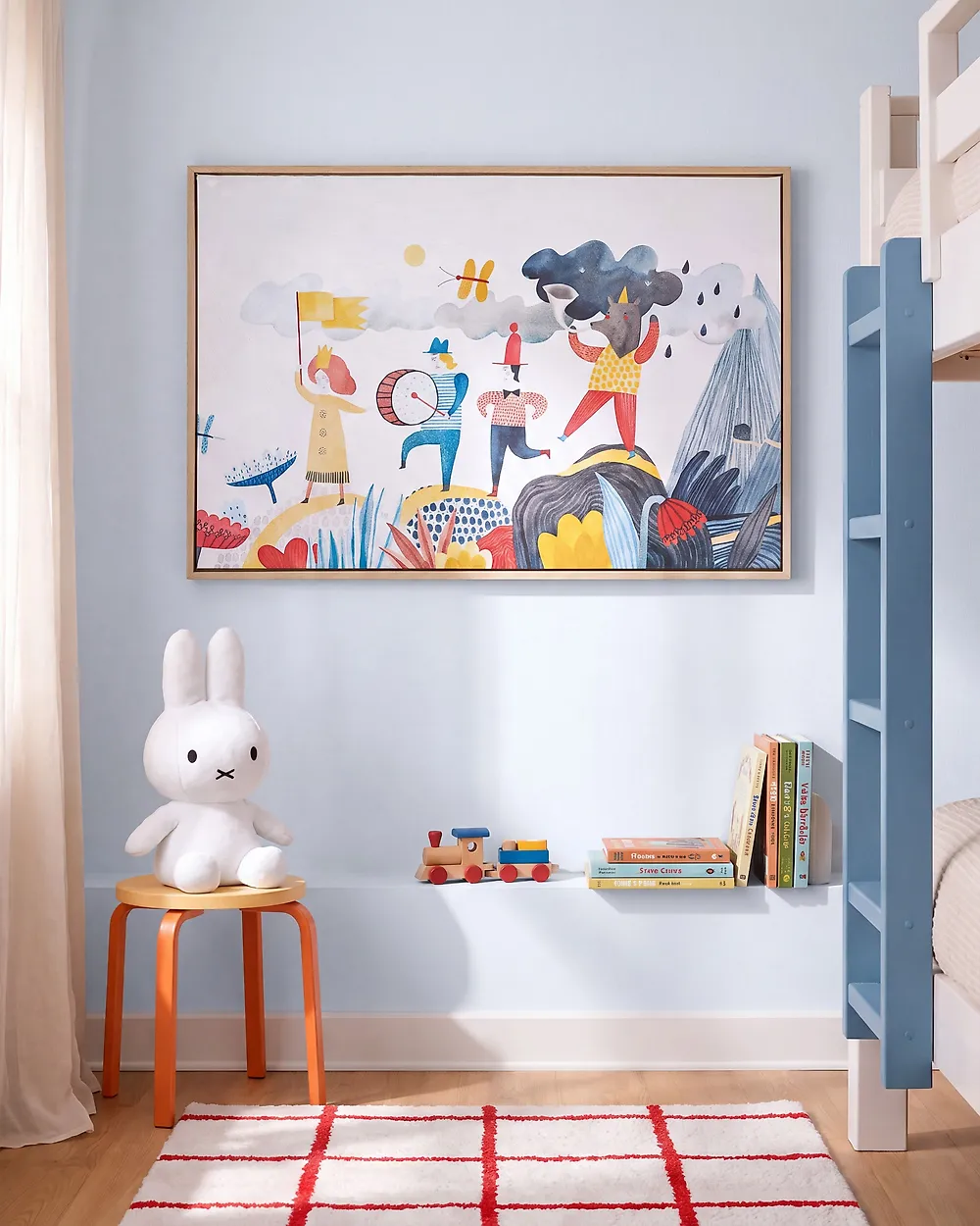 Canvas BIBBIENA 63 x 99 cm Kindermotiv Bunt_1174670