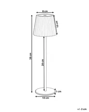 Tischlampe POMBEIRO Metall Pastellrosa_935303