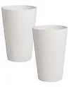 Set mit 2 Blumentöpfen MEUM 35 cm Weiß