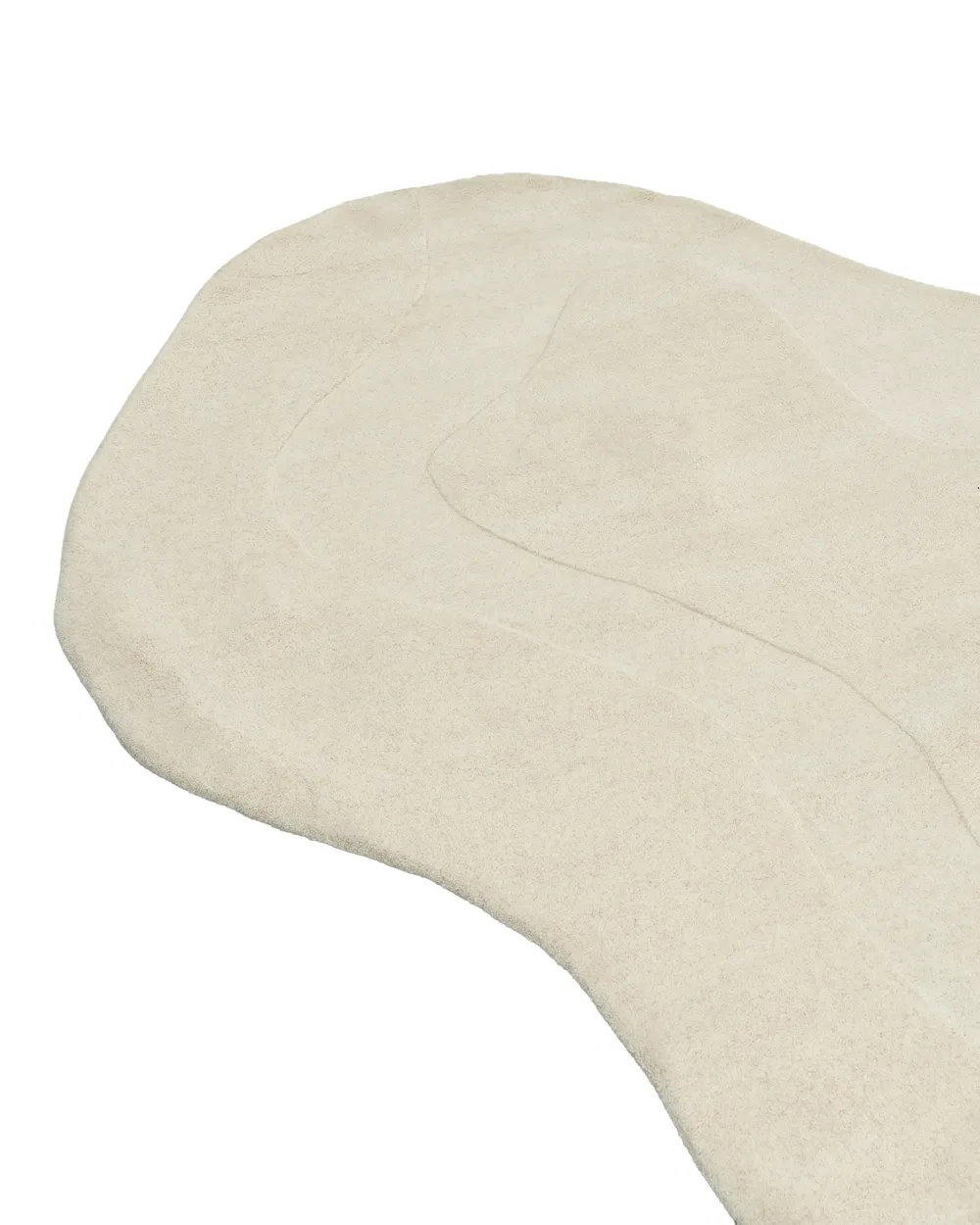 Vloerkleed NEVANA Gebroken wit 160 x 230 cm Wol_1131605