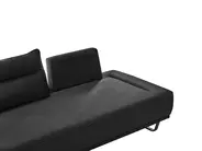 Sofa 3-Sitzer FAXEN Stoff Schwarz_1025175