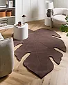 Rug NAINITAL Dark Brown 160 x 230 cm Wool