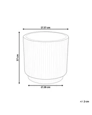 Blumenkübel DARIA 37 cm Braun_1018140