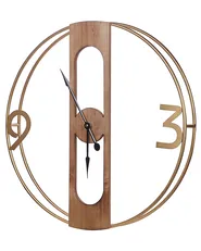 Wanduhr MULHOUSE 50 cm Braun_795776