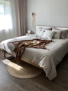 Bett mit Lattenrost SERRIS 180 x 200 cm Hellbraun_804592