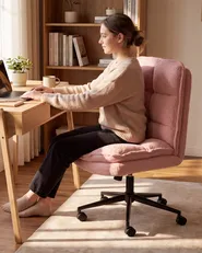 Office Chair ADDISON Boucle Pink_1102411