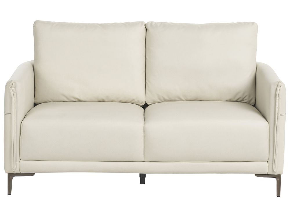 Sofa dvosjed CILENS Tkanina Svijetlo bež
