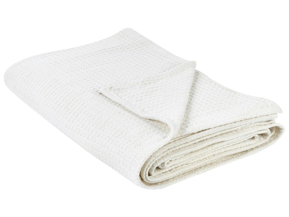 Tagesdecke RAGALA Baumwolle 220 x 240 cm Hellbeige