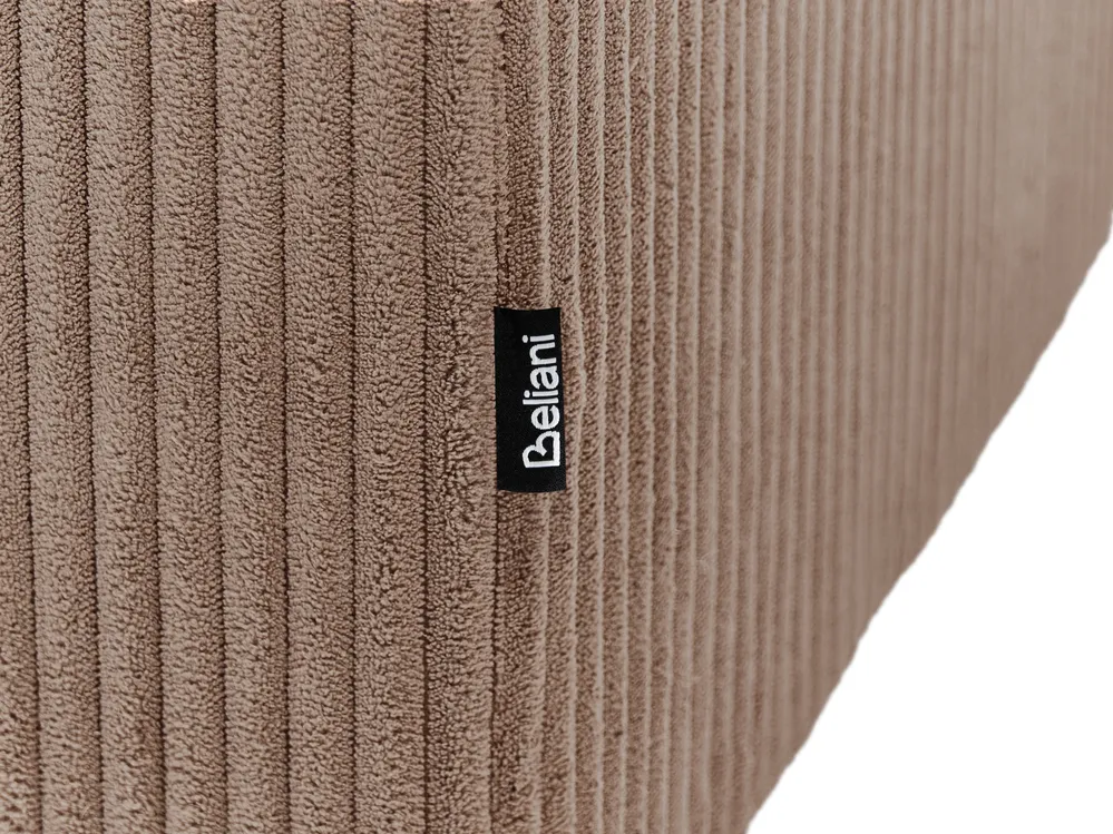Ottomane LEMVIG Cord Dunkelbeige_1053191