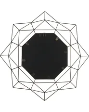 Wandspiegel HILLION 60 cm 60 cm Metall Gold_904172