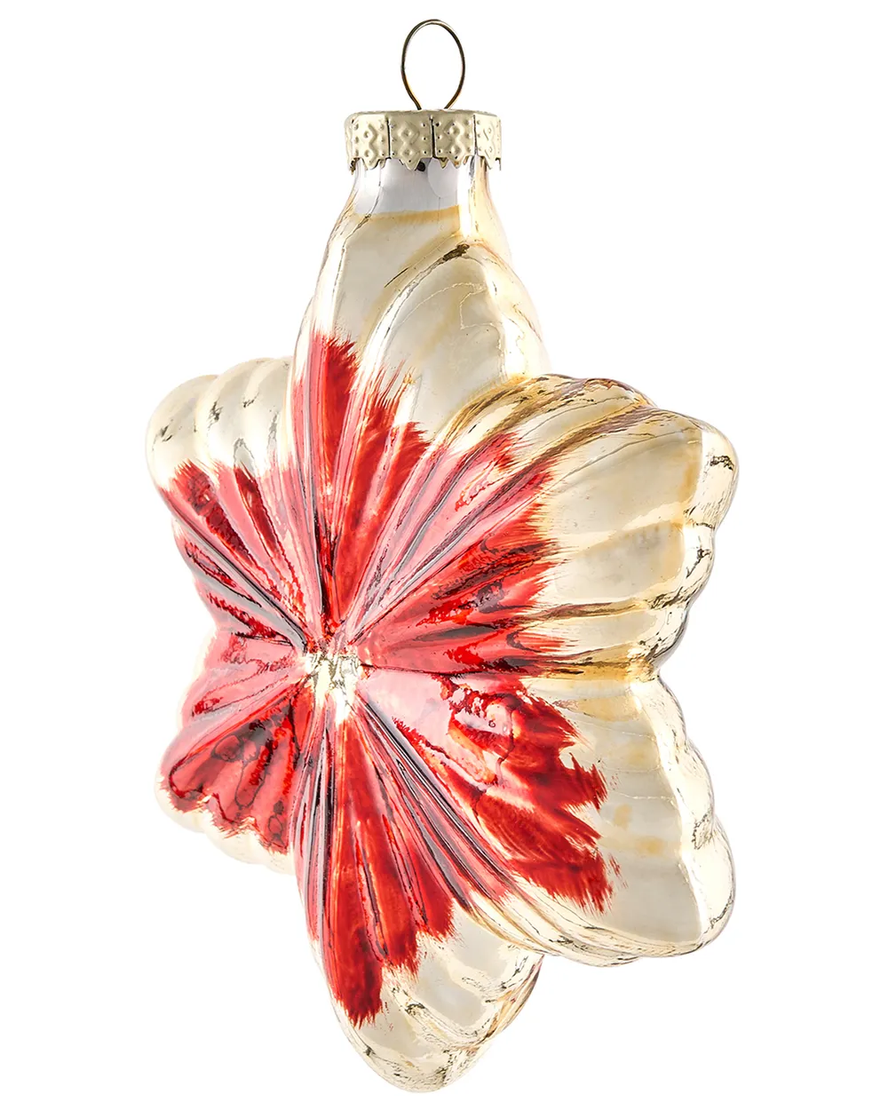 Weihnachtskugel 70er Set TWINKLE Glas Rot / Grün_1062315