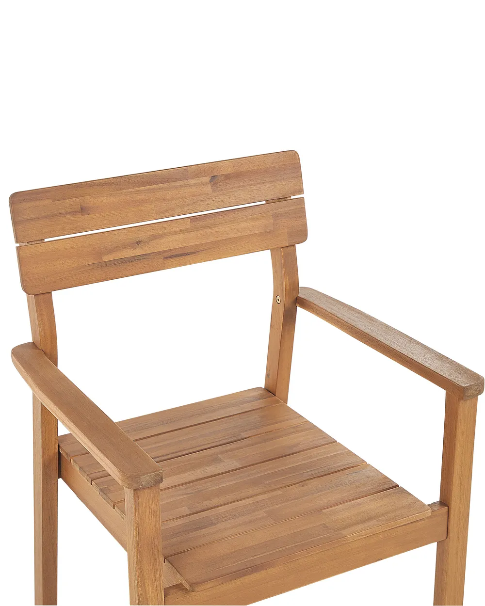 Gartenstuhl 6er Set FORNELLI Akazienholz Braun_823609